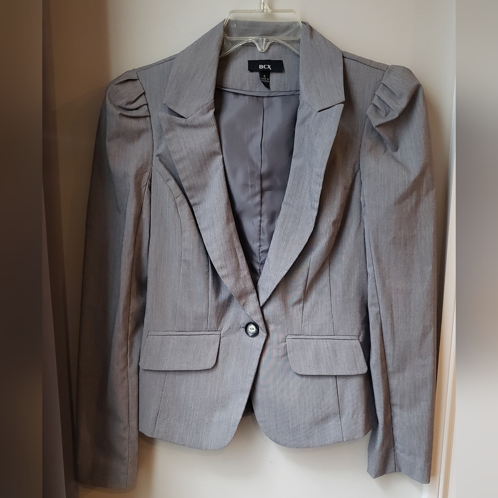 Gray blazer